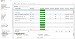Files imported status along with the number of rows imported - Example 1.
